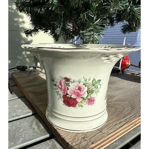 Formalities by Baum‎ Brothers Victorian Rose Pattern Collection Flower Pot Vase